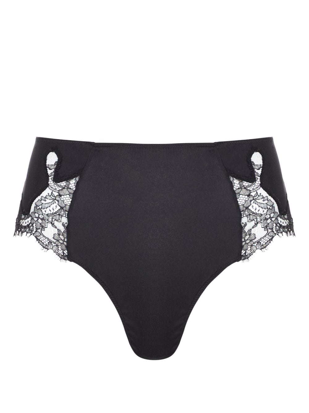 Kiki de Montparnasse Giselle high-waisted briefs - Black von Kiki de Montparnasse