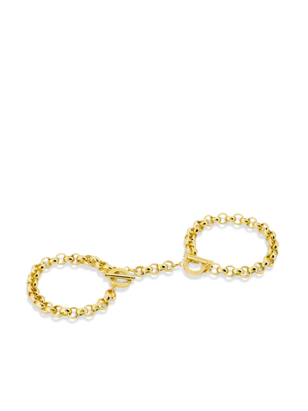 Kiki de Montparnasse Handcuff toggle bracelet - Gold von Kiki de Montparnasse
