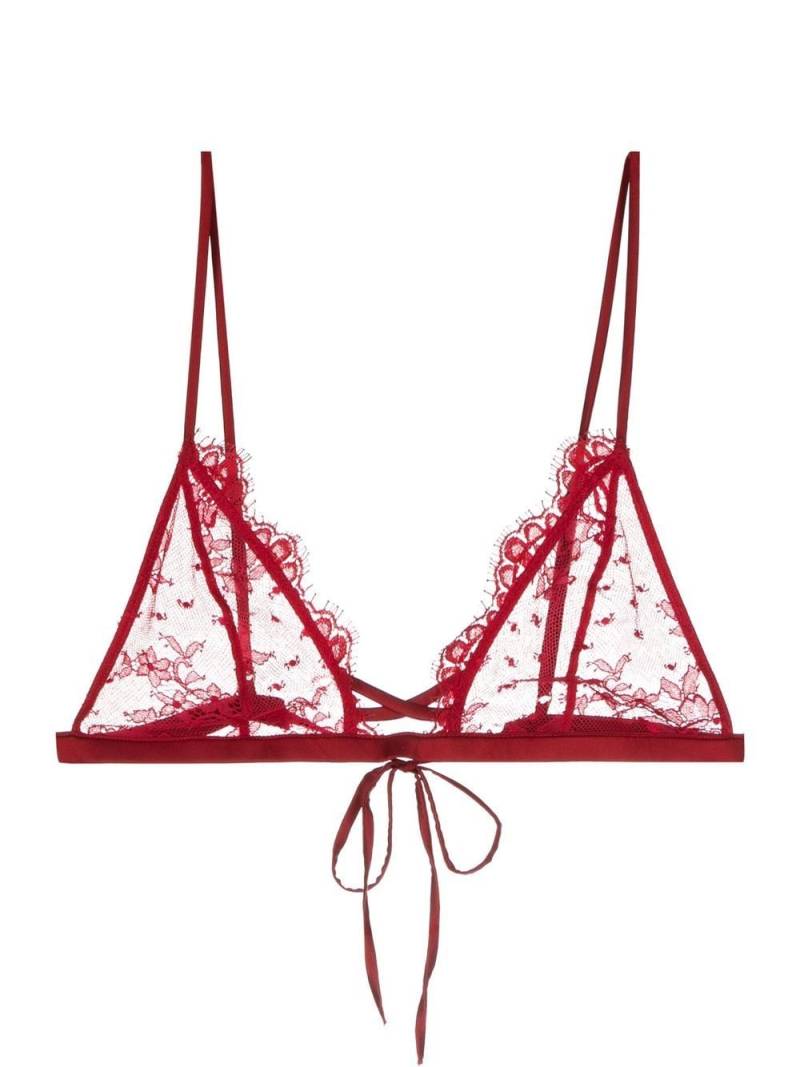 Kiki de Montparnasse Jolie lace soft bra - Red von Kiki de Montparnasse