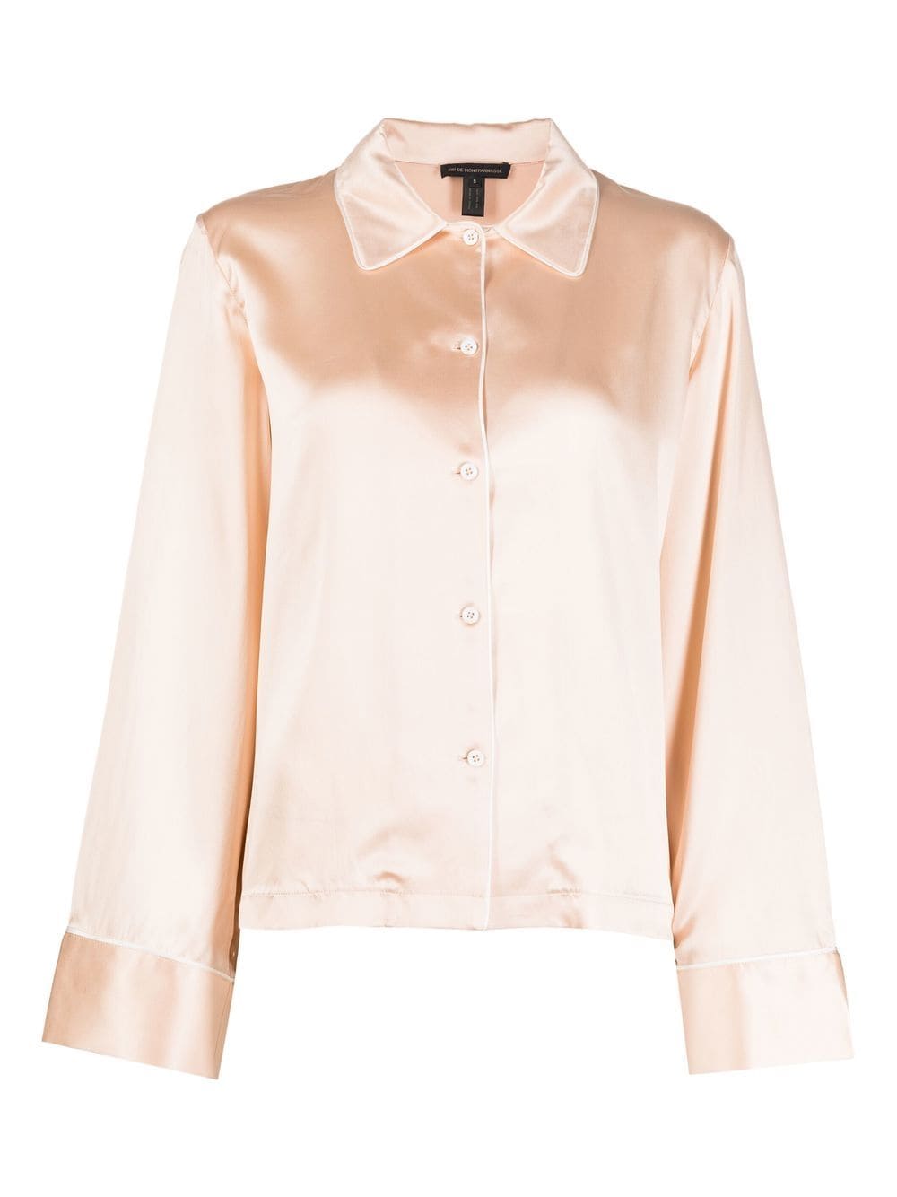 Kiki de Montparnasse Kiki silk lounge top - Neutrals von Kiki de Montparnasse