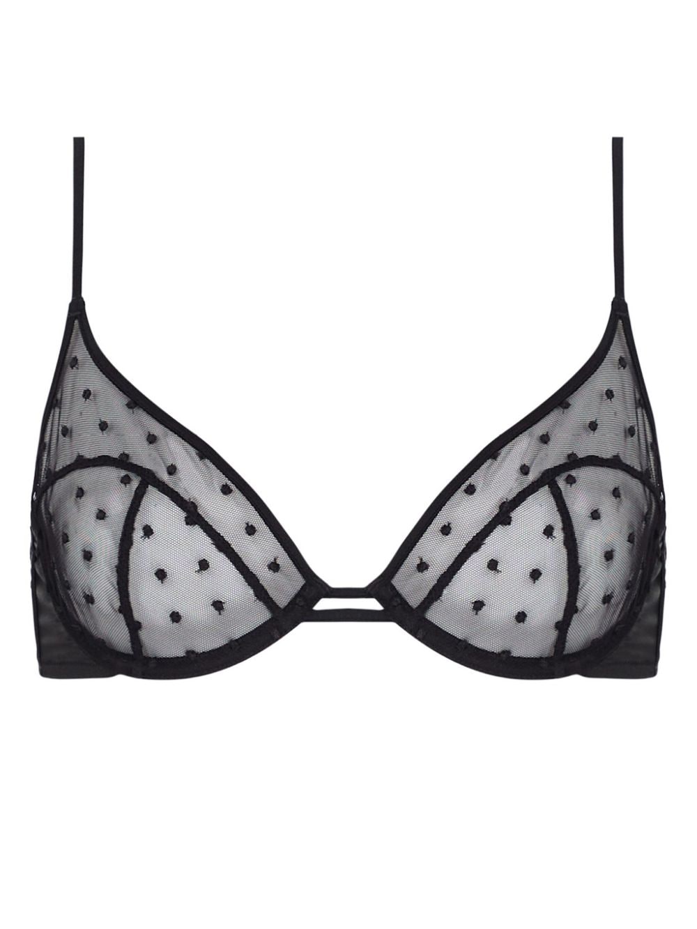 Kiki de Montparnasse Merci demi-cup bra - Black von Kiki de Montparnasse