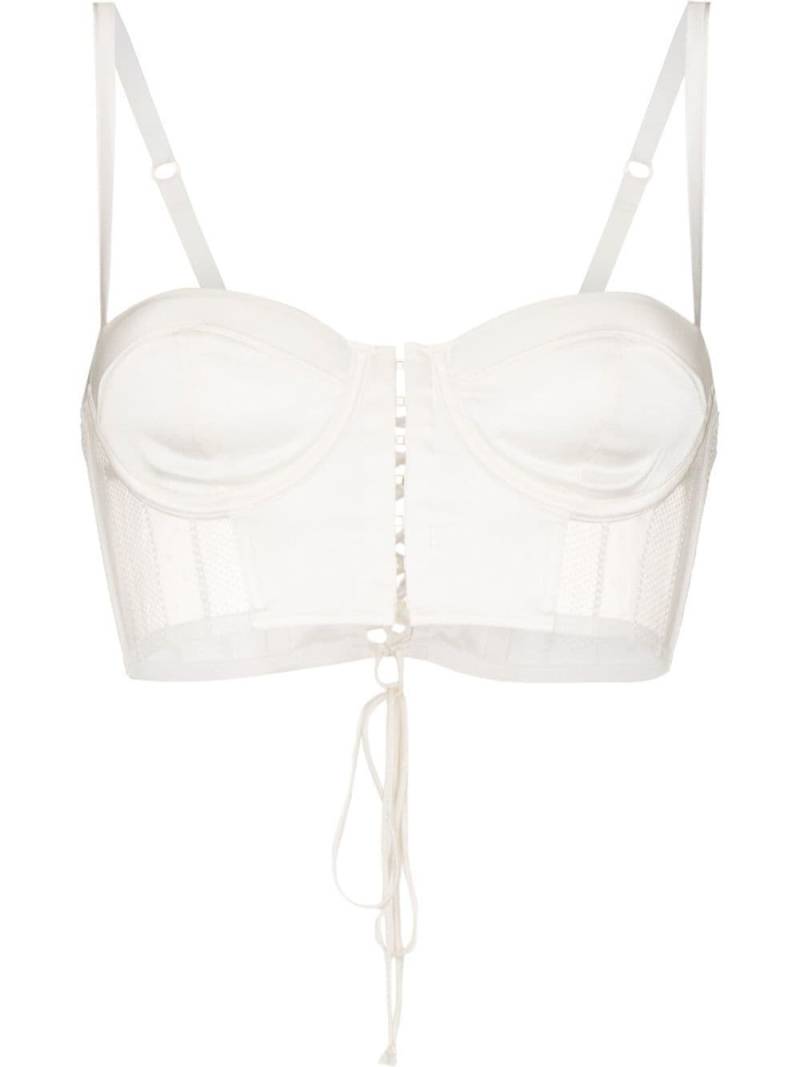 Kiki de Montparnasse Muse bustier bra - Neutrals von Kiki de Montparnasse