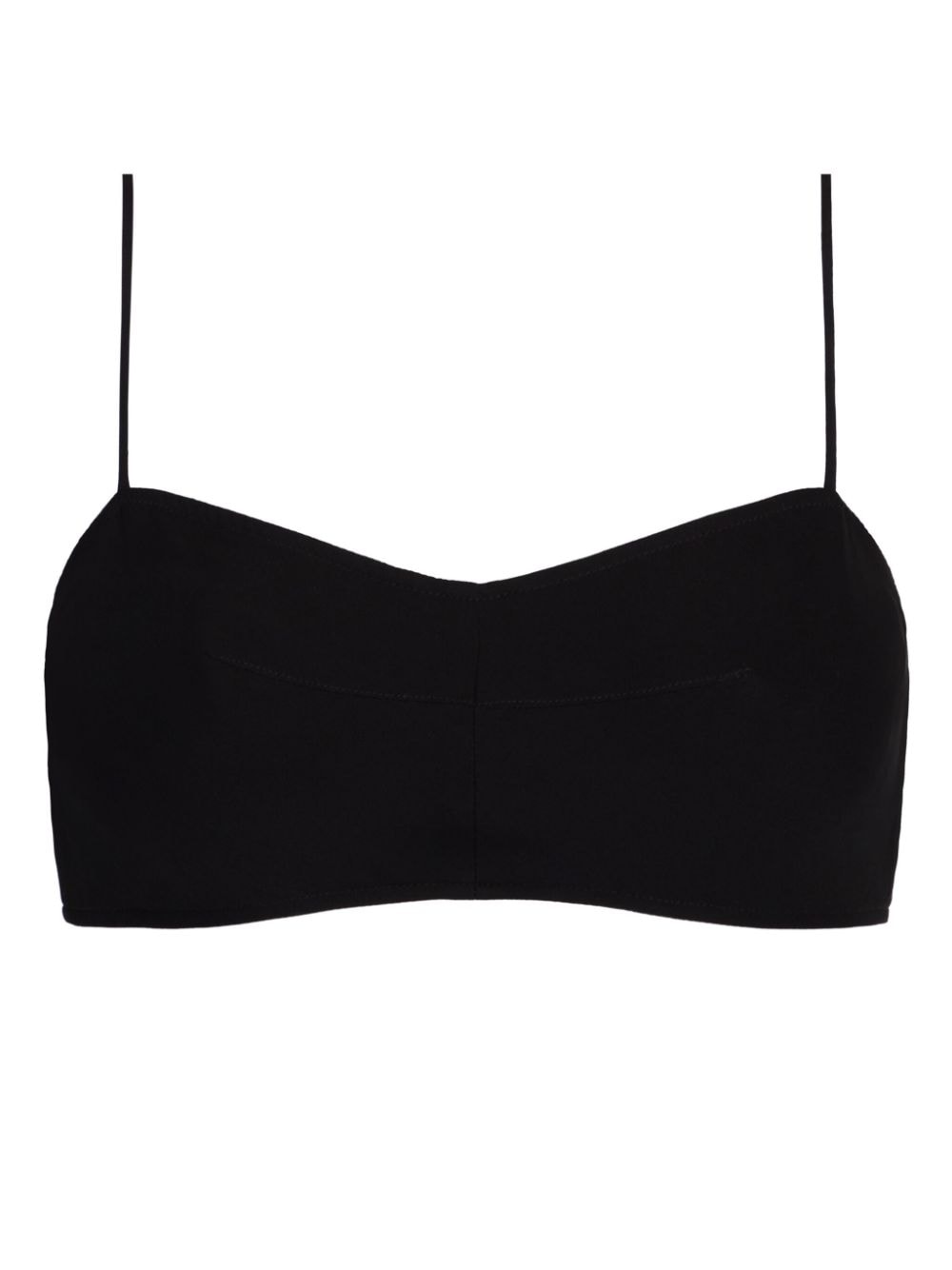 Kiki de Montparnasse georgette bandeau bra - Black von Kiki de Montparnasse