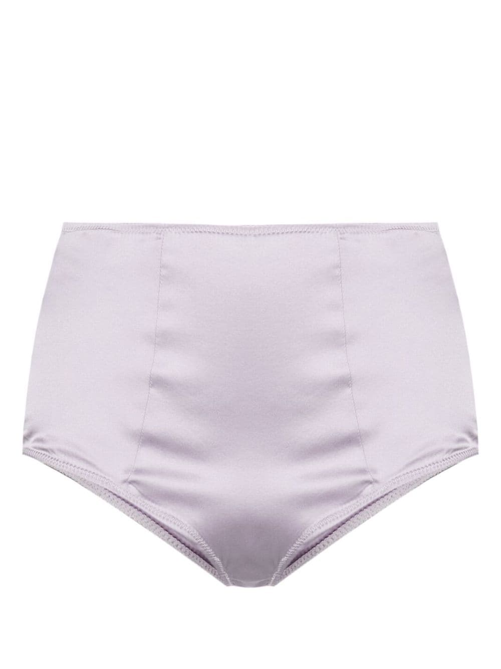 Kiki de Montparnasse high-waisted silk briefs - Purple von Kiki de Montparnasse