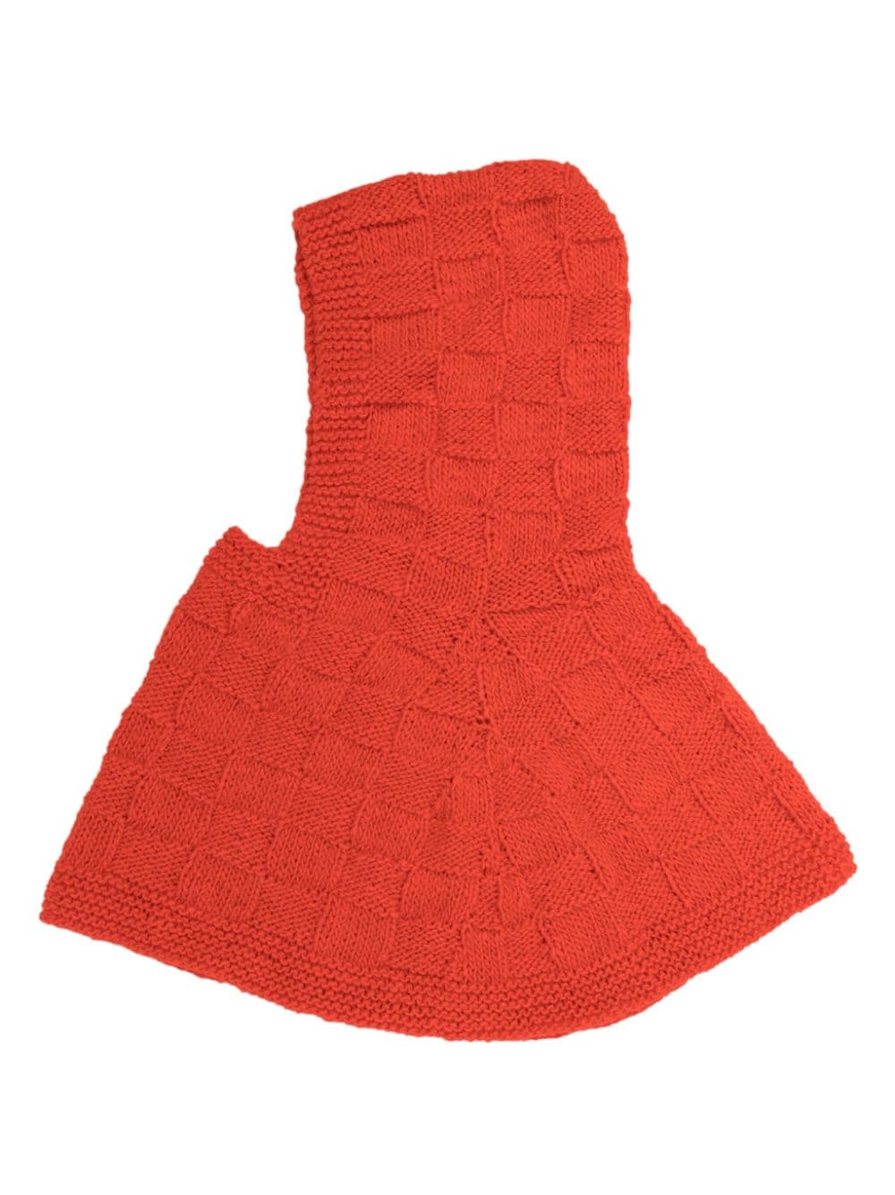 Kiko Kostadinov crochet-knit virgin wool blend balaclava - Red von Kiko Kostadinov