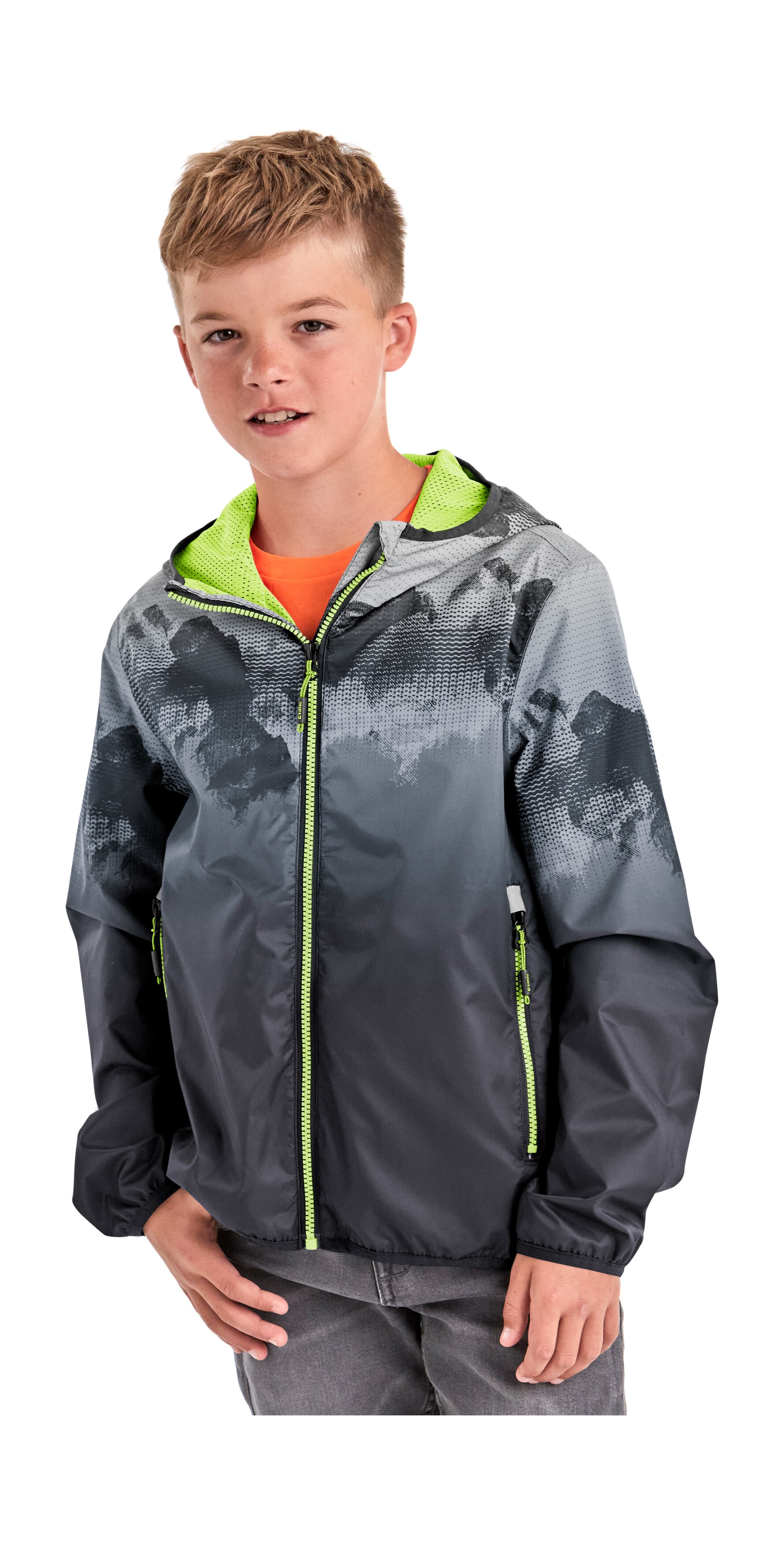Killtec Outdoorjacke »Lyse BYS JCKT B«, Leichte, wasserdichte Kinderjacke, klein verpackbar, cooles Muster Killtec Outdoorjacke »Lyse BYS JCKT B«, Leichte, wasserdichte Kinderjacke, klein verpackbar, cooles Muster von Killtec
