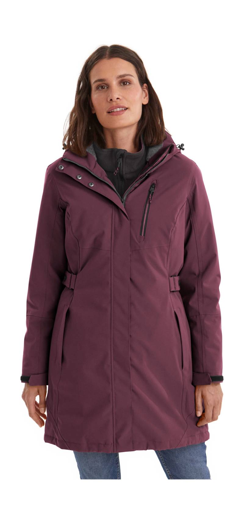 Killtec Parka »KOW 165 WMN PRK«, Wasser- und winddichter Parka mit Teddyfleece und abnehmbarer Kapuze von Killtec