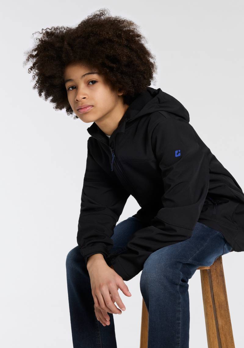 Killtec Softshelljacke »BYS SFTSHLL JCKT OT«, (1 St.), mit Kapuze, Übergangsjacke, Wasserabweisend & Windabweisend, für Kinder von Killtec