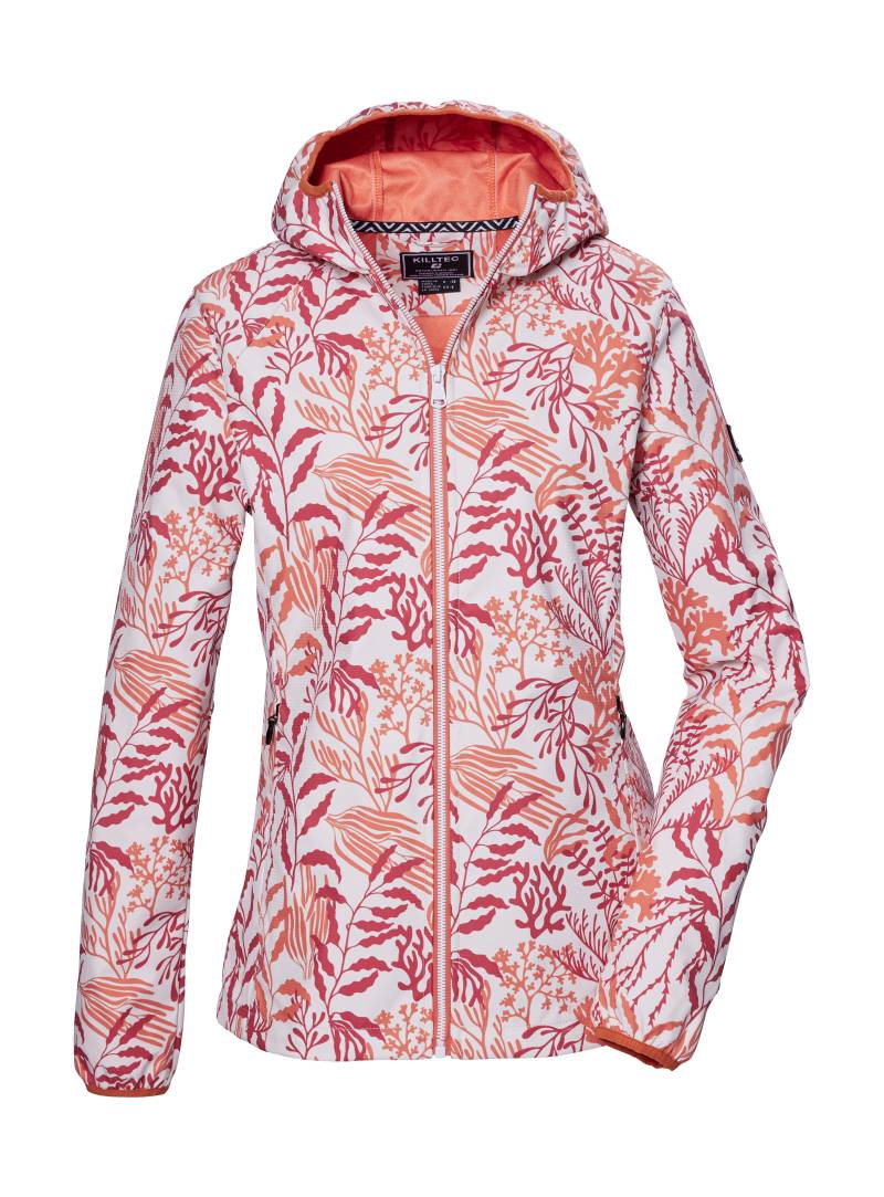 Killtec Softshelljacke »KOS 56 WMN SFTSHLL JCKT«, Wasserabweisende, winddichte Softshelljacke mit floralem Print von Killtec