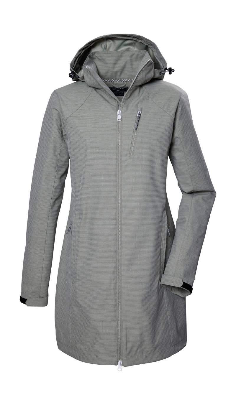 Killtec Softshellparka »KOS 57 WMN SFTSHLL PRK«, Wasserabweisender, atmungsaktiver Parka mit abnehmbarer Kapuze von Killtec