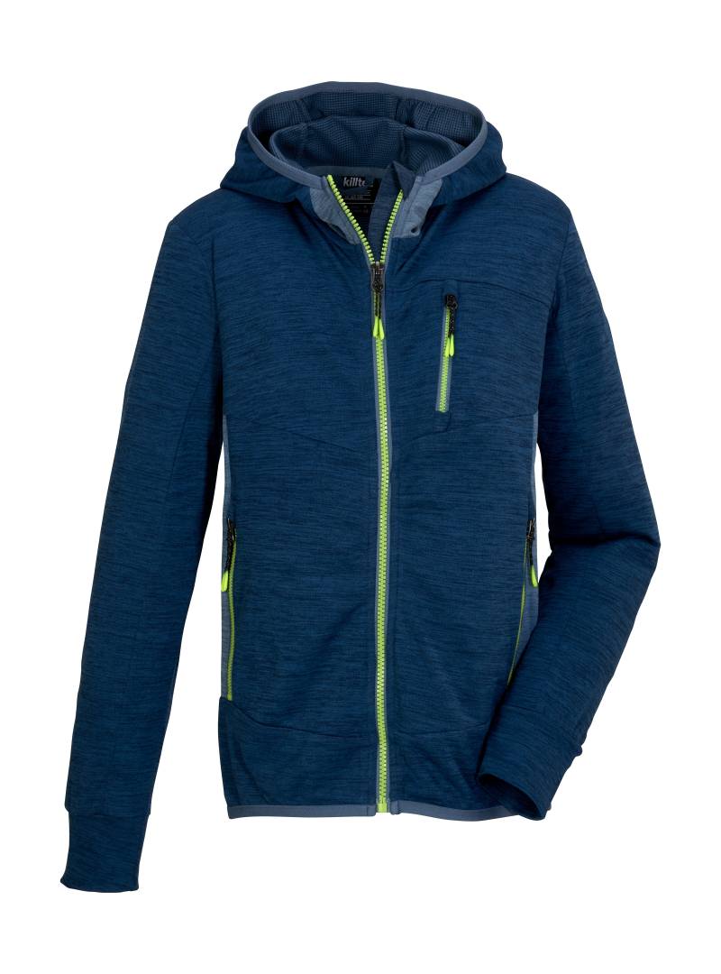 Killtec Strickjacke »KOS 159 BYS FLX JCKT«, Melange Optik, farbige Akzente, elastisch, Kinnschutz, Taschen von Killtec