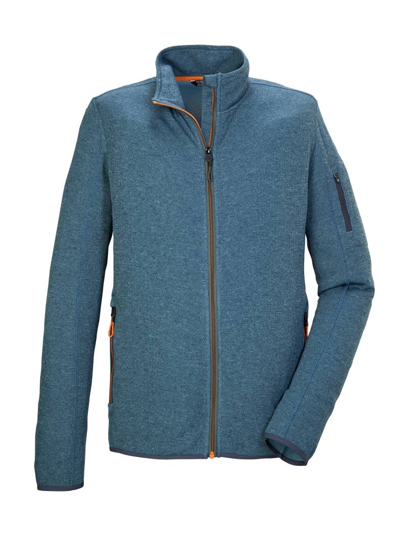 Killtec Strickjacke »KOS 91 MN FLX JCKT«, Melange-Optik, Kinnschutz, verschliessbare Taschen, Stretchkomfort von Killtec