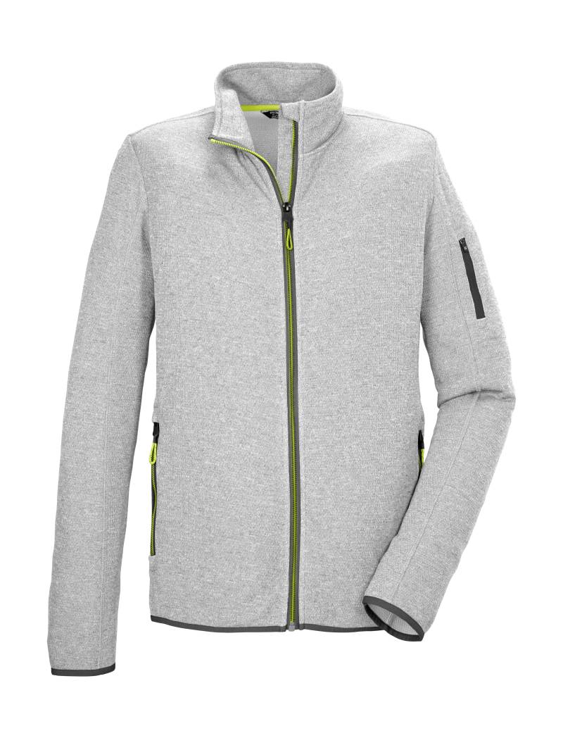 Killtec Strickjacke »KOS 91 MN FLX JCKT«, Melange-Optik, Kinnschutz, verschliessbare Taschen, Stretchkomfort von Killtec