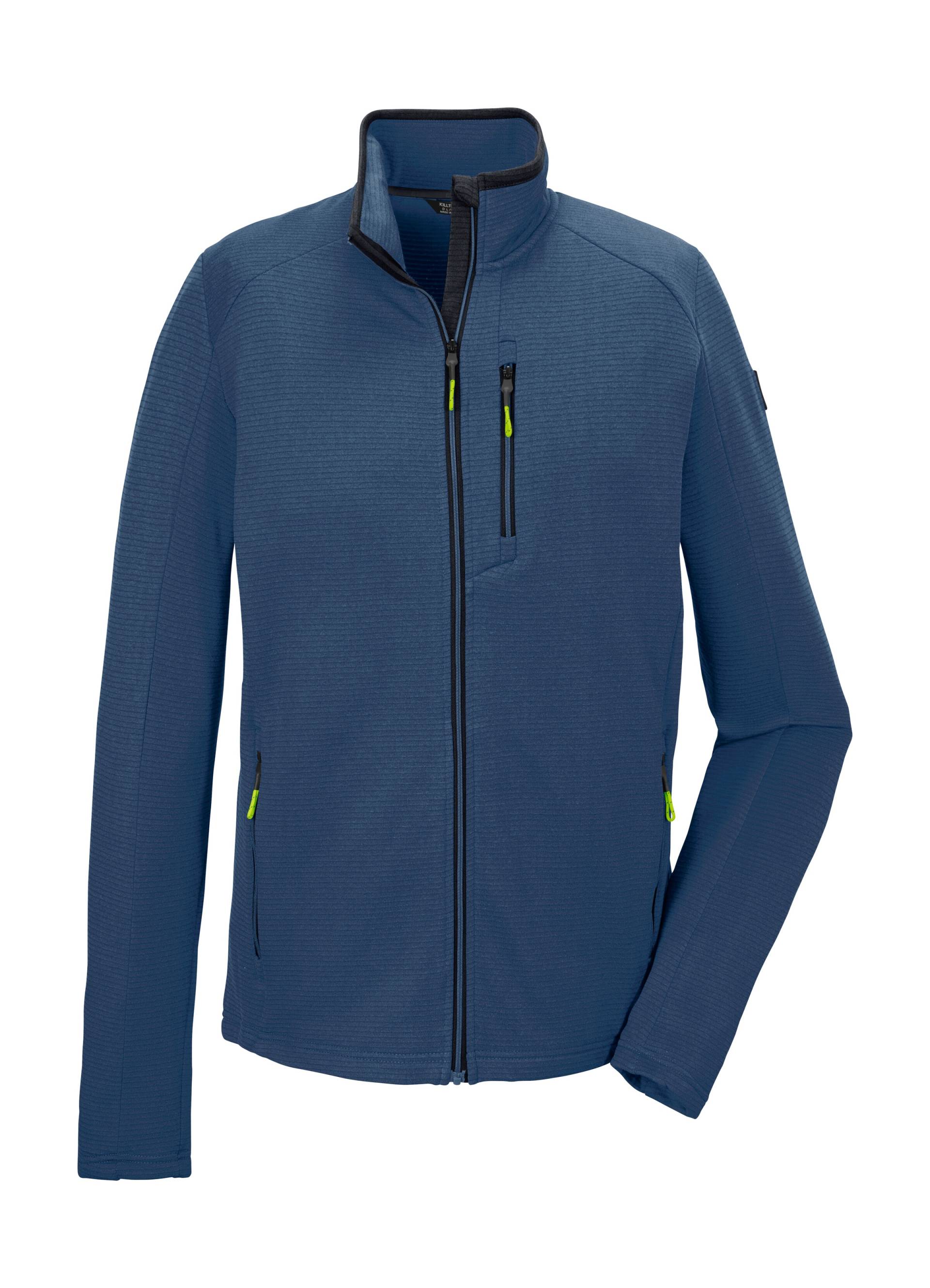 Killtec Strickjacke »KOS 92 MN FLX JCKT«, Sportliche Herrenjacke mit Kinnschutz und verschliessbaren Taschen von Killtec