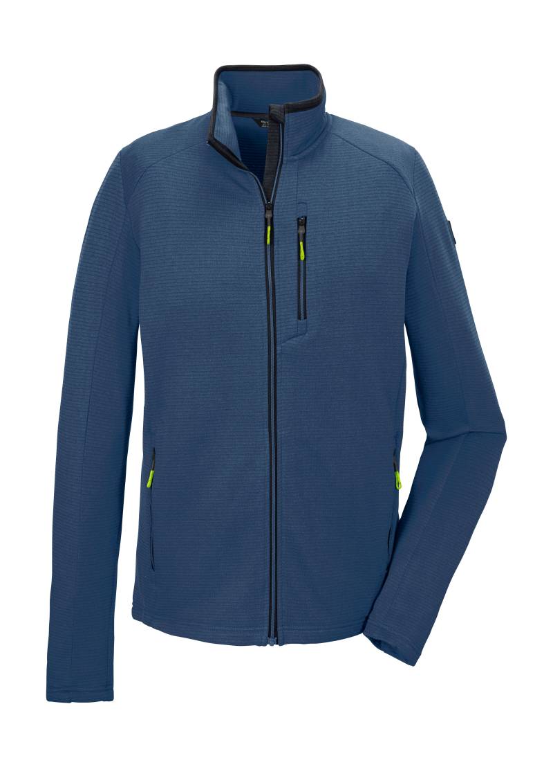 Killtec Strickjacke »KOS 92 MN FLX JCKT«, Sportliche Herrenjacke mit Kinnschutz und verschliessbaren Taschen von Killtec