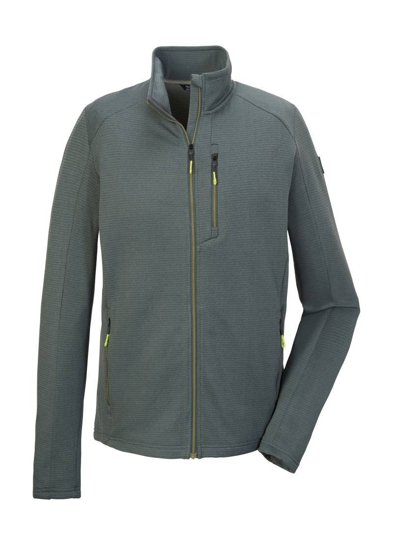 Killtec Strickjacke »KOS 92 MN FLX JCKT«, Sportliche Herrenjacke mit Kinnschutz und verschliessbaren Taschen von Killtec