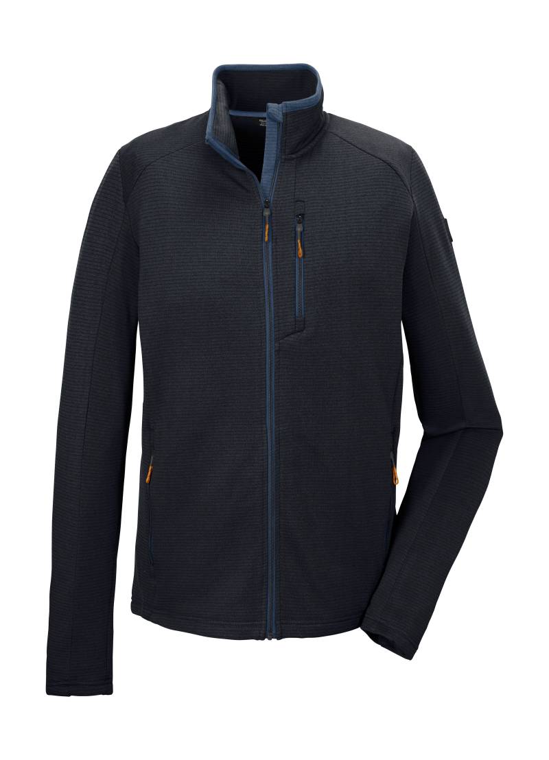 Killtec Strickjacke »KOS 92 MN FLX JCKT«, Sportliche Herrenjacke mit Kinnschutz und verschliessbaren Taschen von Killtec