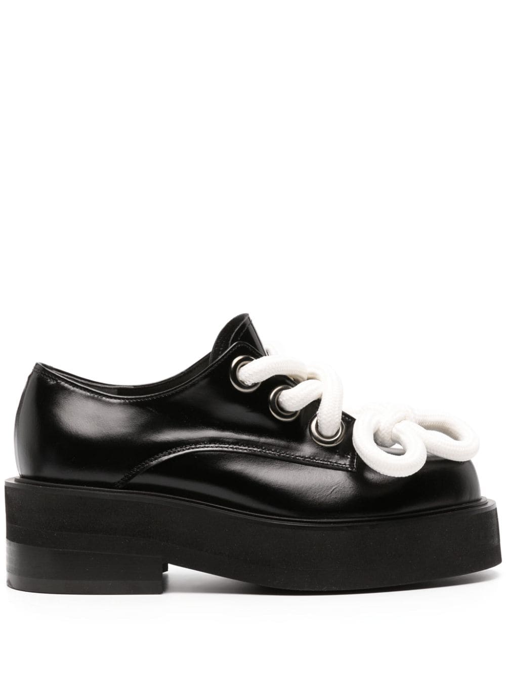 Kimhekim knot-detail chunky lace-up shoes - Black von Kimhekim