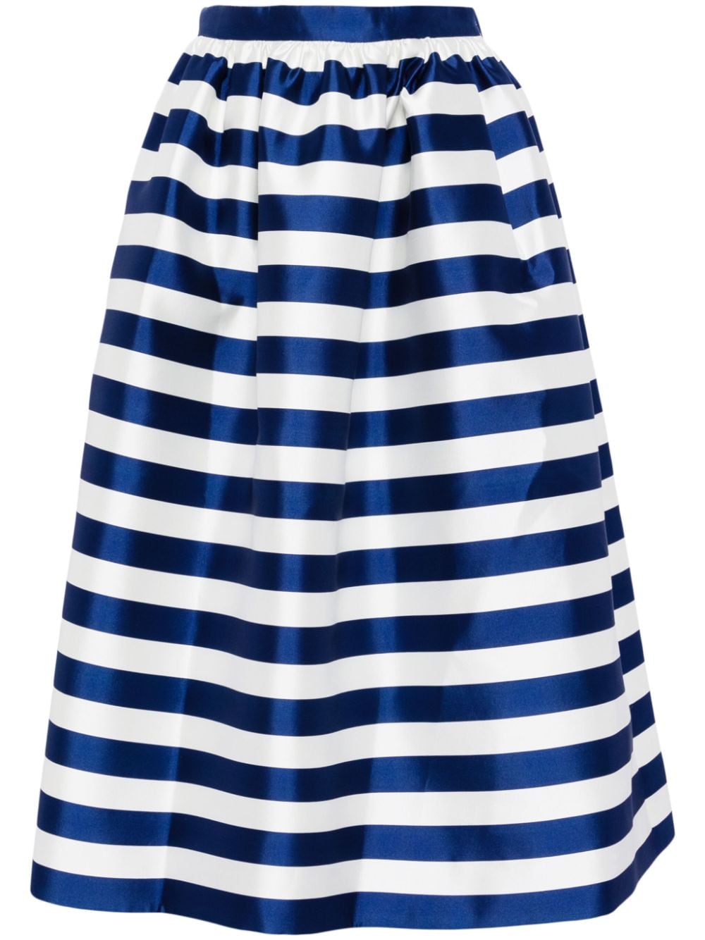 Kimhekim striped flared skirt - Blue von Kimhekim