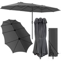 Doppelsonnenschirm Anthrazit UV-Schutz 80+ von Kingsleeve®