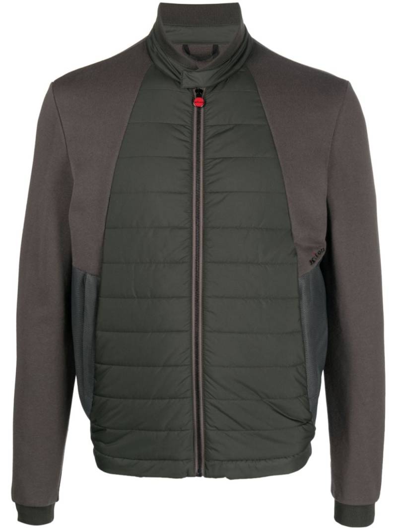 Kiton Blouson zip-up quilted jacket - Green von Kiton