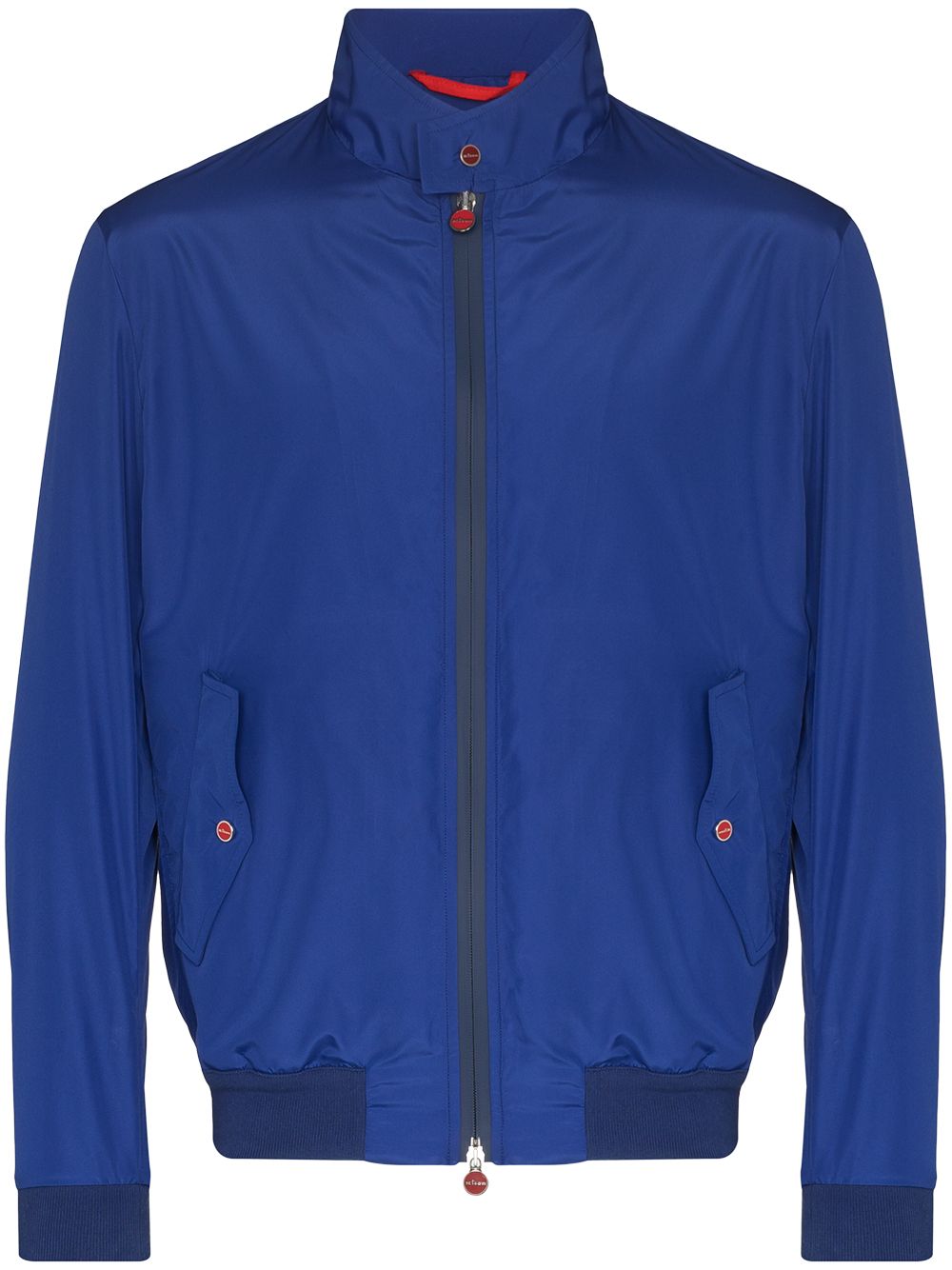 Kiton Harrington zipped jacket - Blue von Kiton