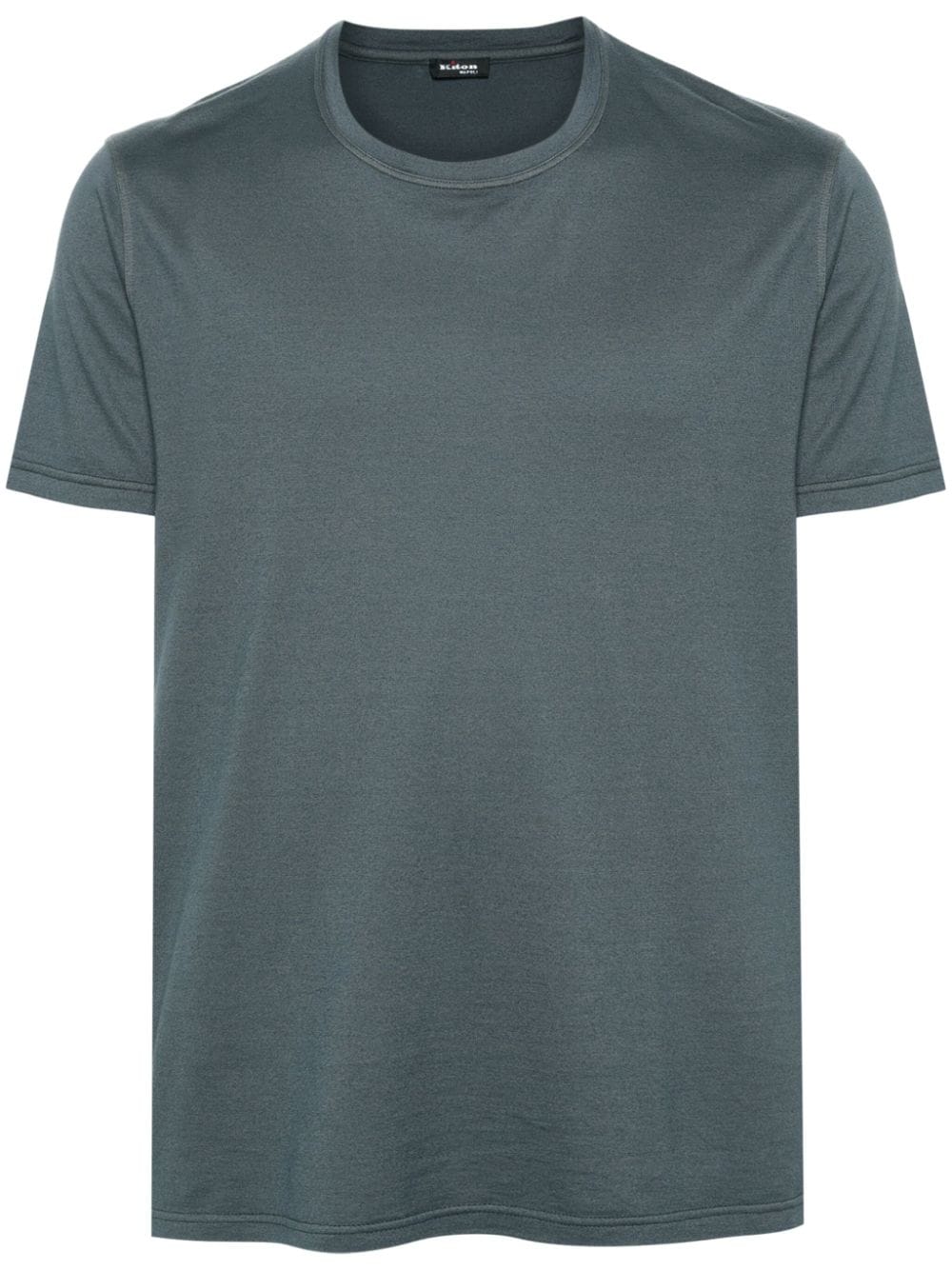 Kiton cotton-cashmere-blend T-shirt - Grey von Kiton