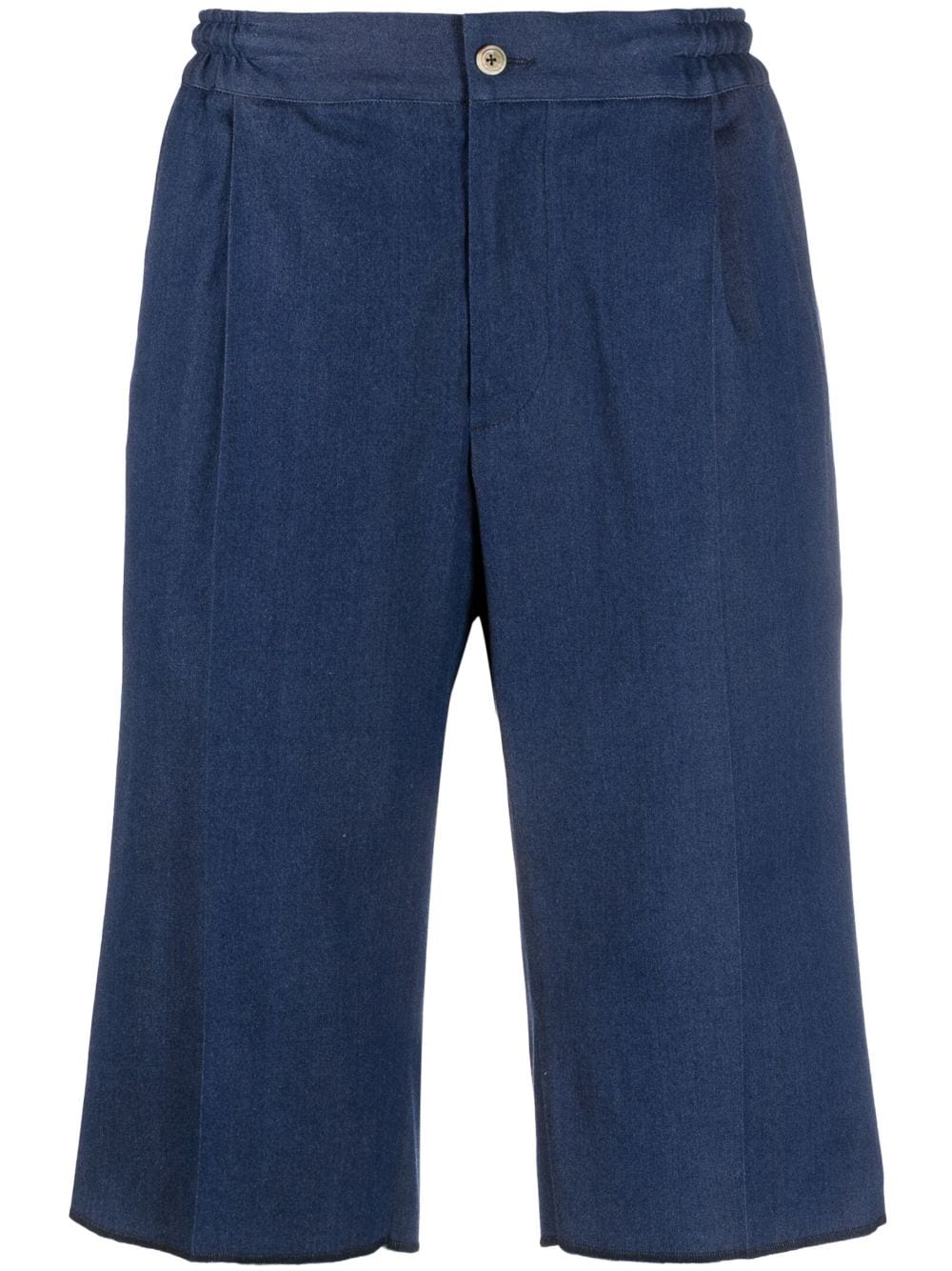 Kiton elasticated denim shorts - Blue von Kiton