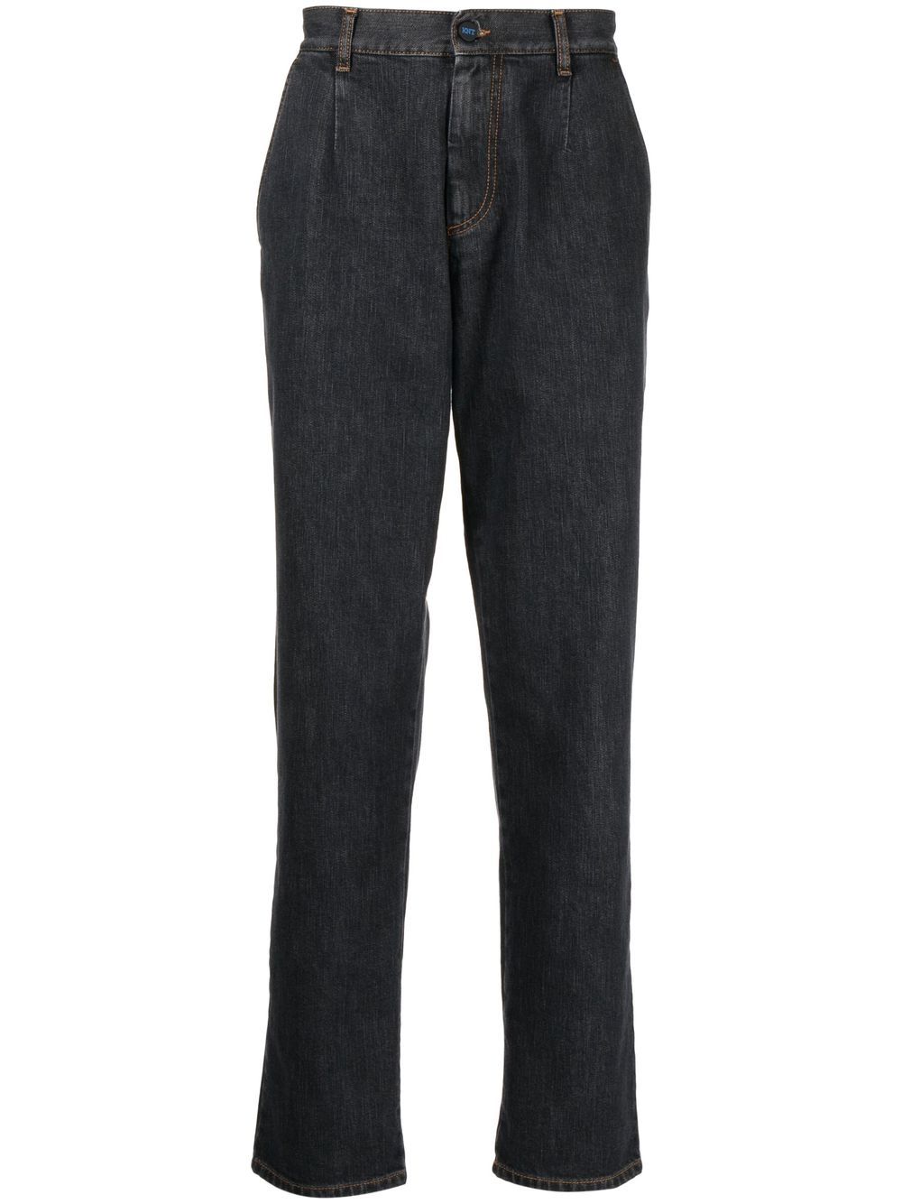 Kiton four-pocket tapered-leg jeans - Blue von Kiton