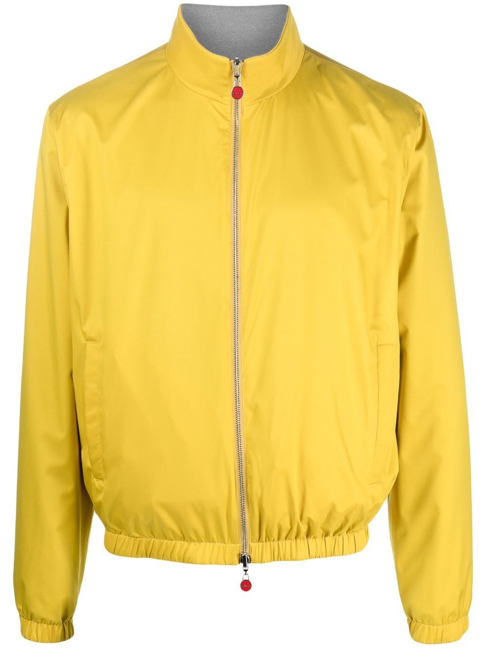 Kiton funnel neck bomber jacket - Yellow von Kiton