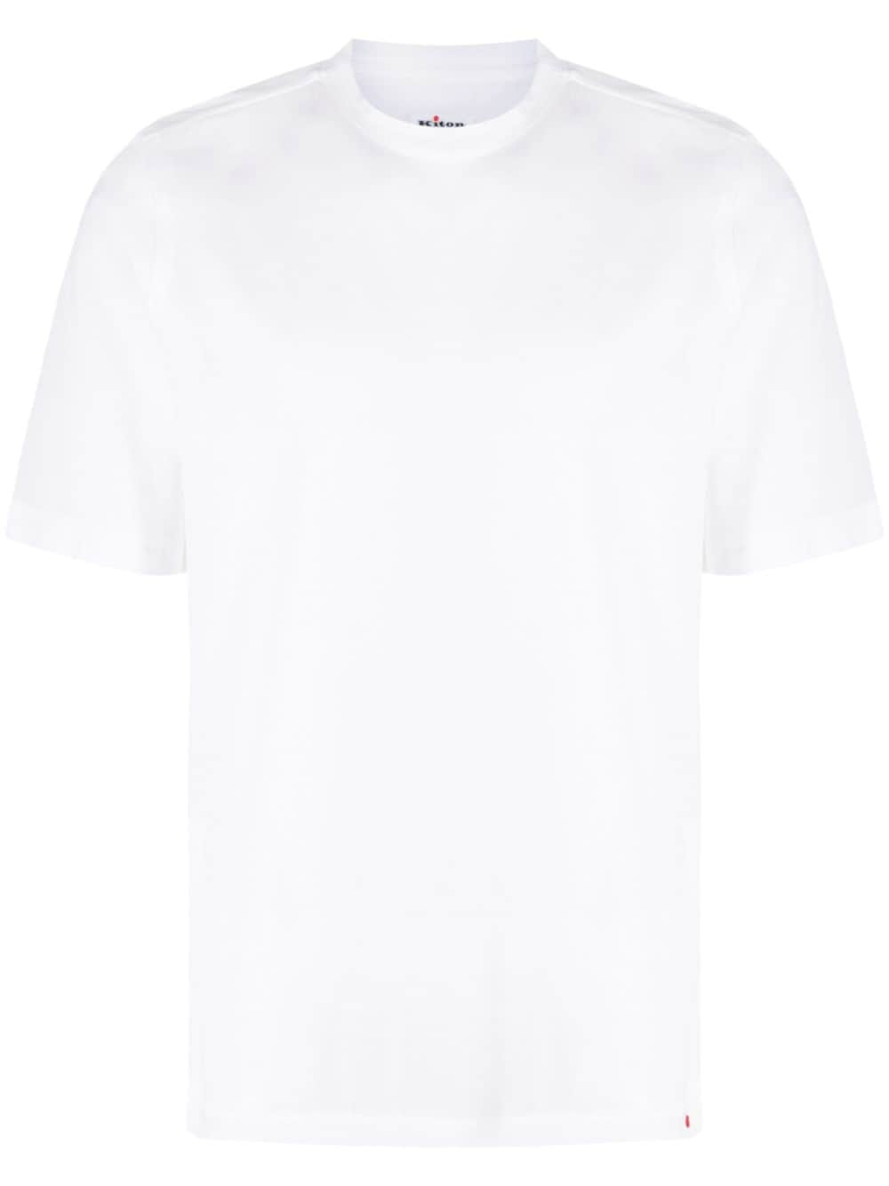 Kiton jersey cotton T-shirt - White von Kiton