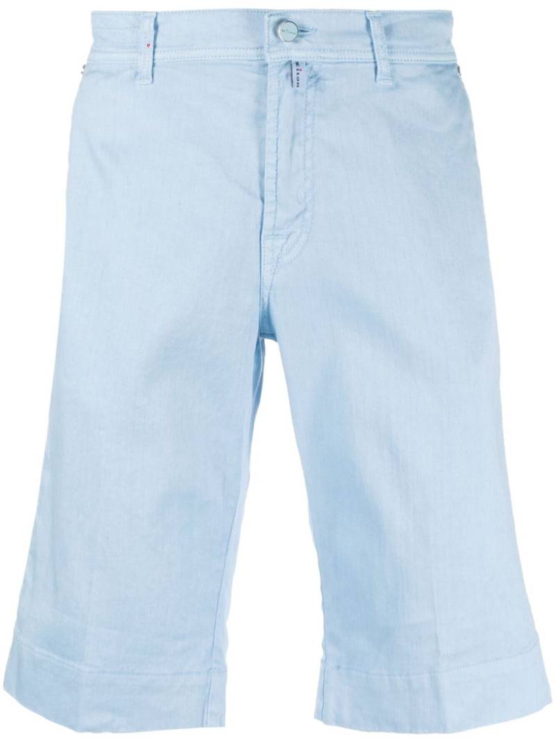 Kiton knee-length chino shorts - Blue von Kiton