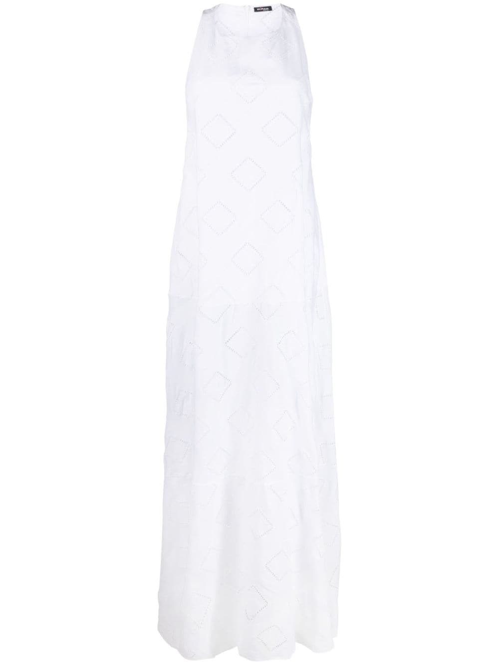 Kiton perforated-detailed maxi dress - White von Kiton