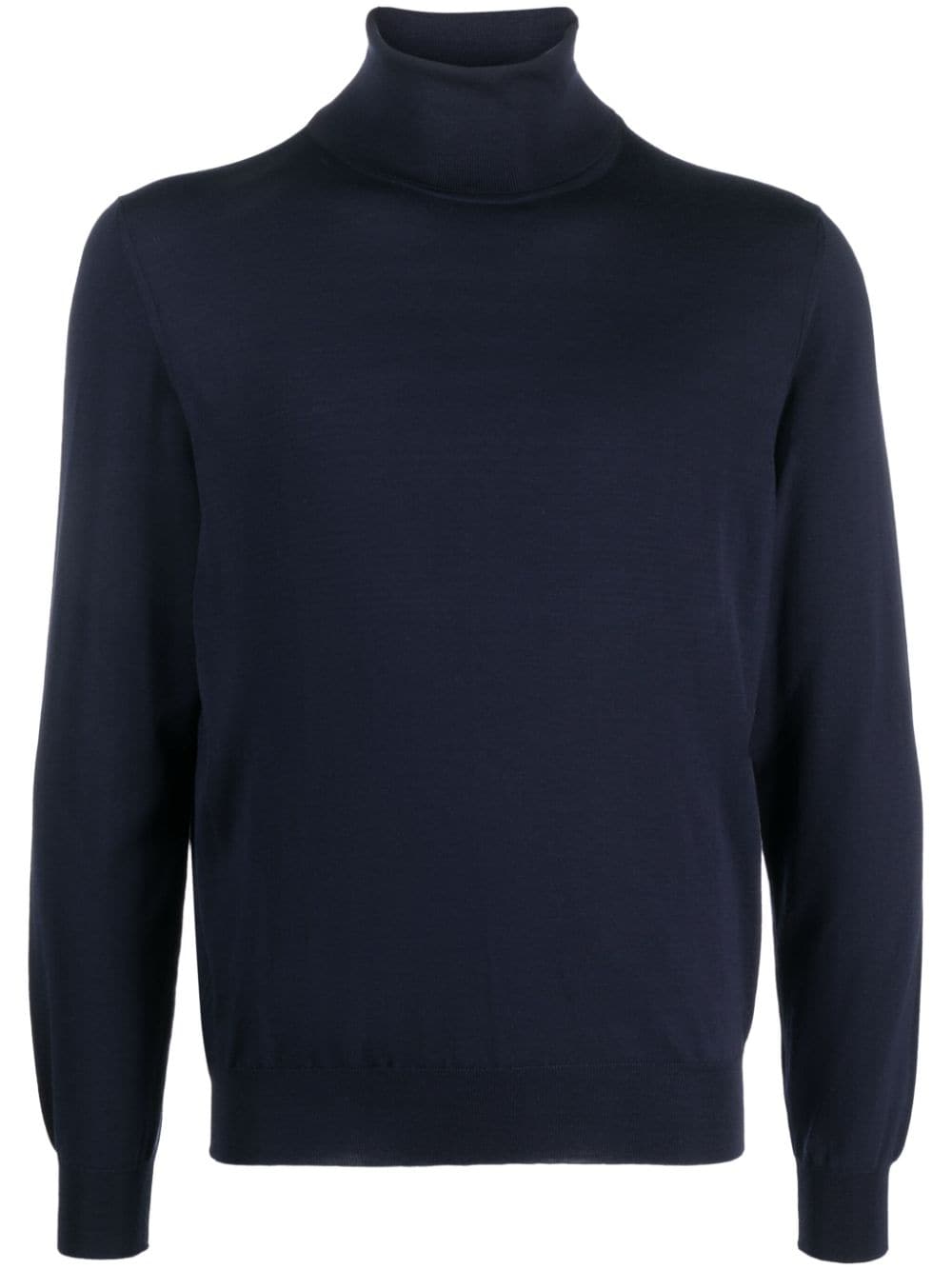 Kiton roll-neck wool jumper - Blue von Kiton