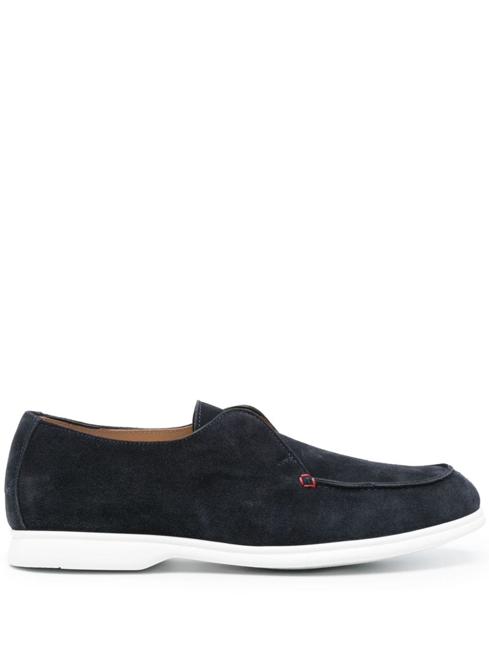 Kiton slip-on suede loafers - Blue von Kiton