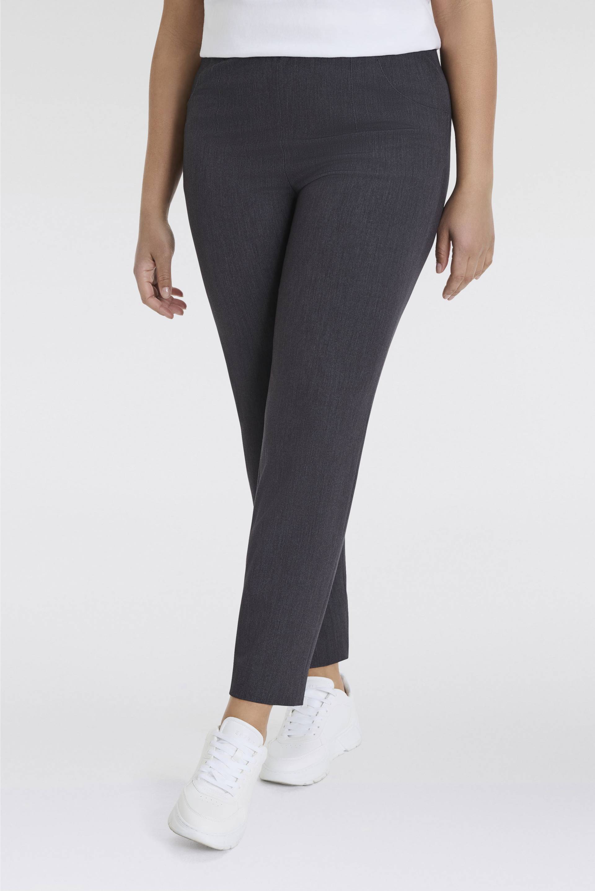 KjBRAND Schlupfhose »Schlupfhose Susie in Bi-Stretch, Kammgarnoptik«, ideal für kräftige Oberschenkel von KjBRAND