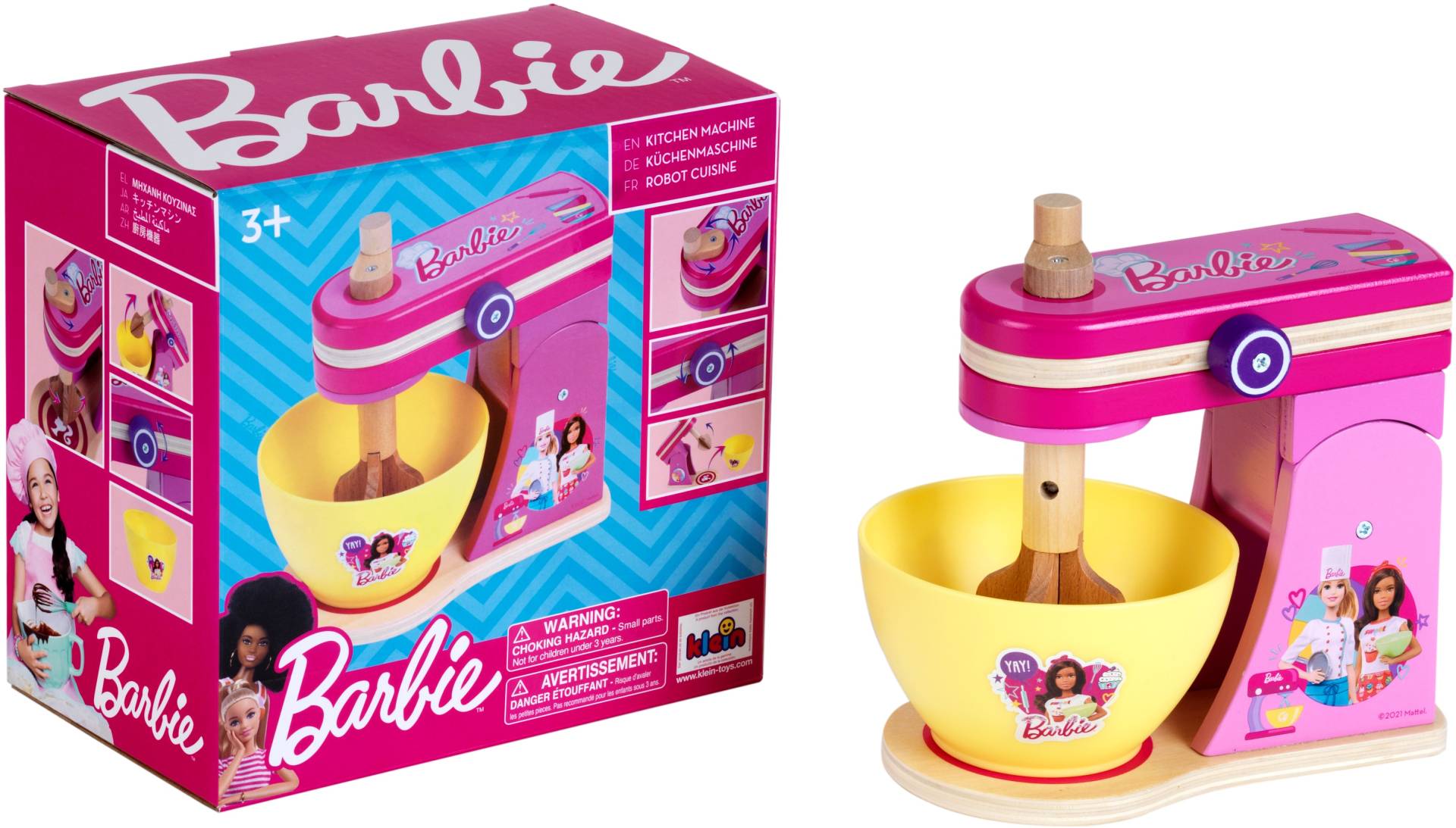Klein Kinder-Standmixer »Barbie Küchenmaschine, Holz« von Klein