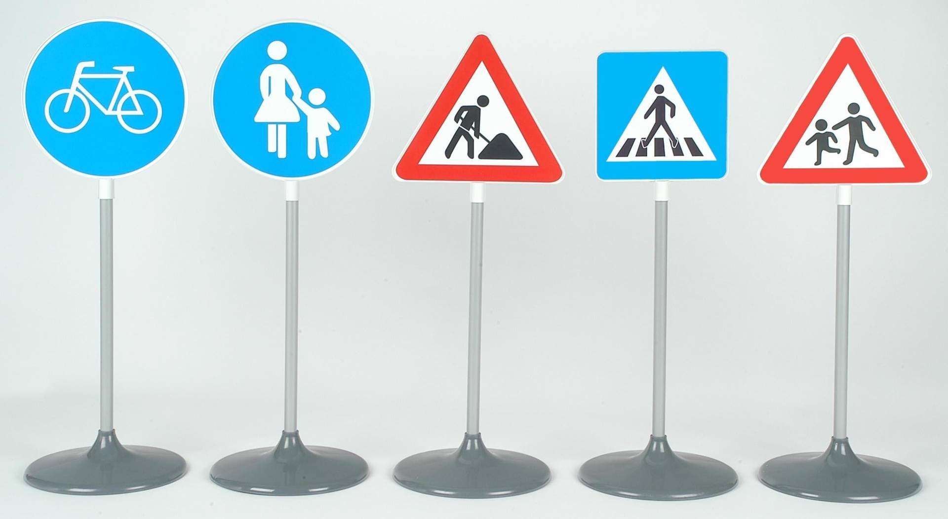 Klein Spiel-Verkehrszeichen »Verkehrsschilder-Set B, 5 Schilder«, (5 tlg.) von Klein