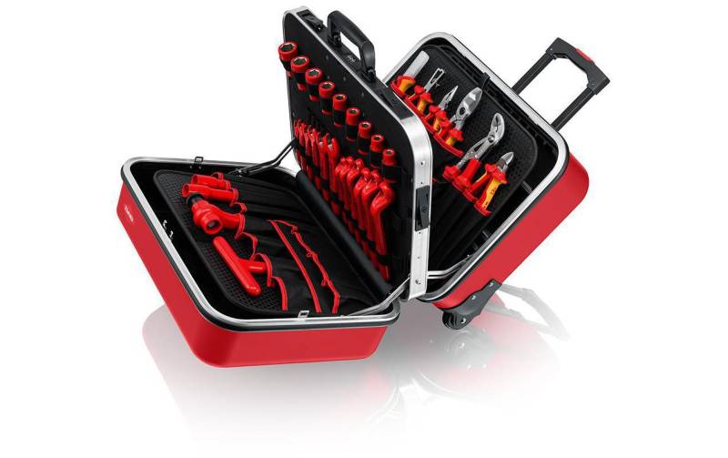Knipex Werkzeugset »BIG Twin Move RED Elektro«, (46 tlg.) von Knipex