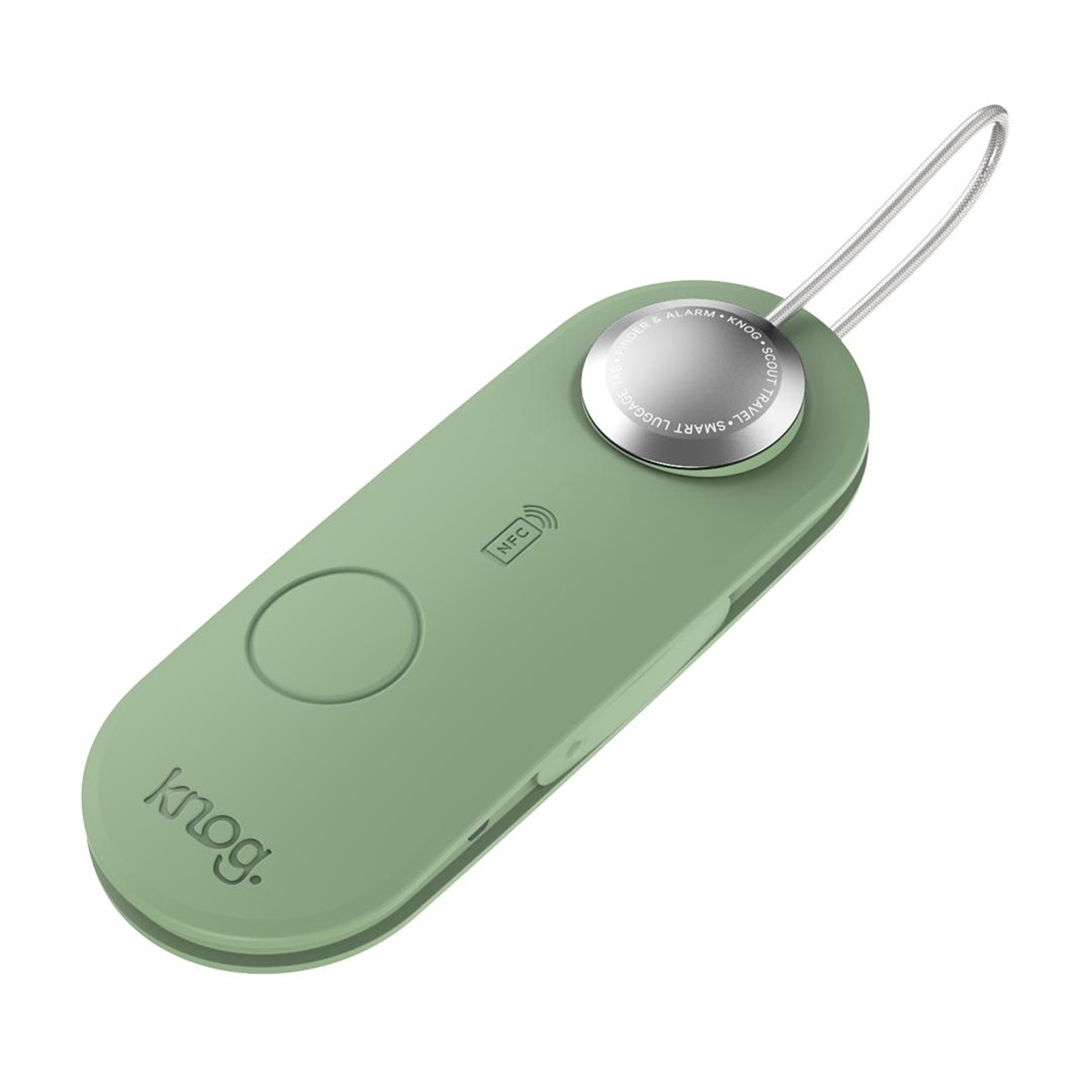 Scout Travel - Gepäckanhänger, Finder & Alarm, Grün Scout Travel - Gepäckanhänger, Finder & Alarm, Grün von Knog