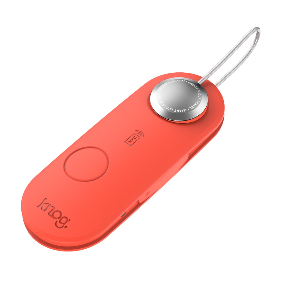 Scout Travel - Gepäckanhänger, Finder & Alarm, Rot Scout Travel - Gepäckanhänger, Finder & Alarm, Rot von Knog