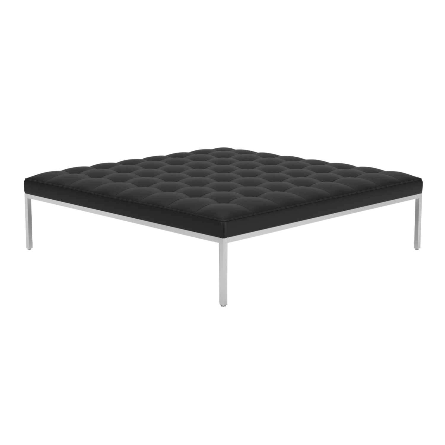 Florence Knoll Relax Bank, Bezug leder, volo white vo785, Grösse b. 144 x t. 144 cm Florence Knoll Relax Bank, Bezug leder, volo white vo785, Grösse b. 144 x t. 144 cm von Knoll International
