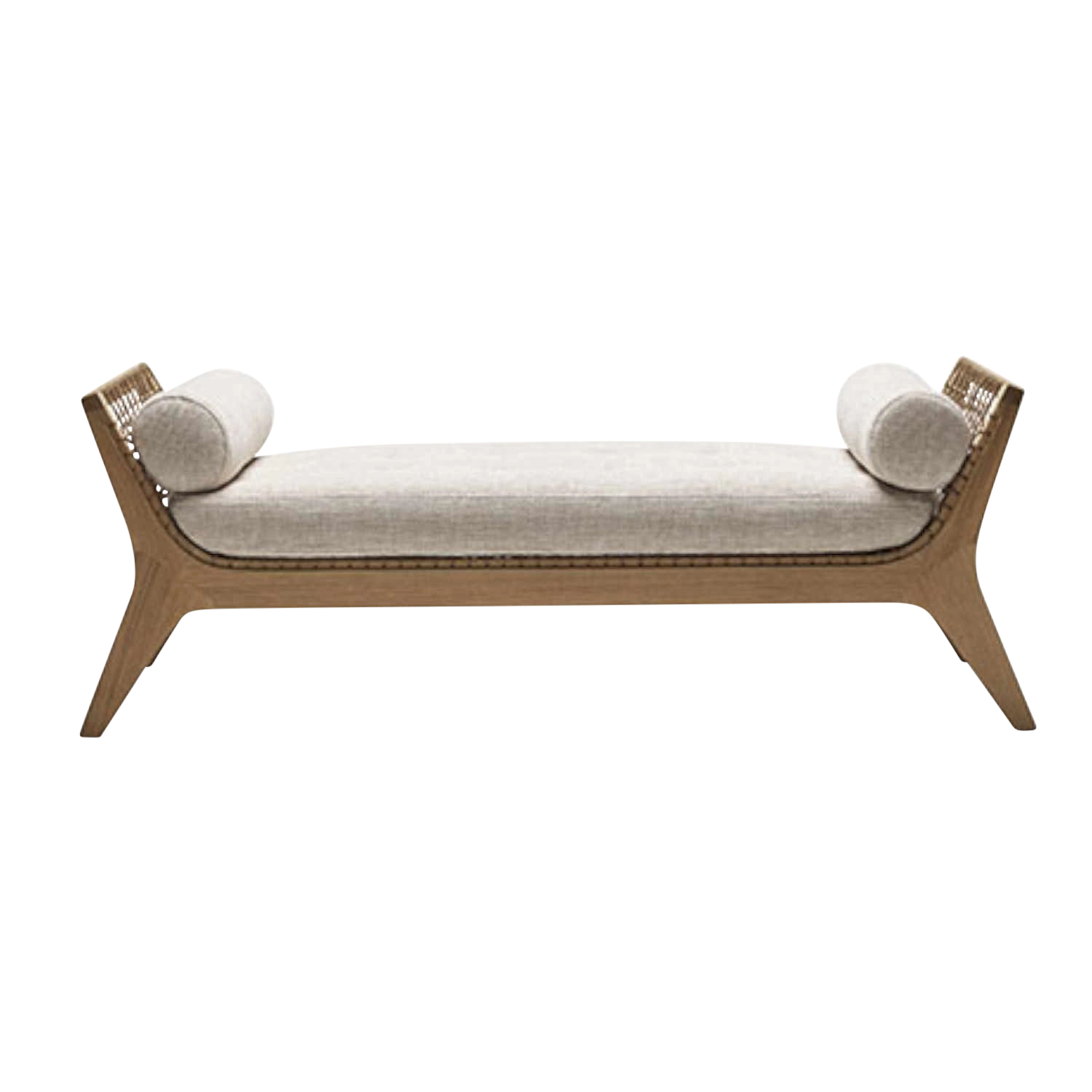 Klismos Sofa, Farbe natur, Polster Farbe 508t (tonus) von Knoll International