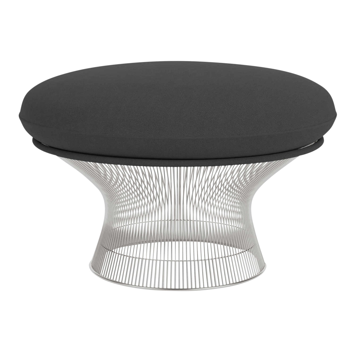 Platner Ottoman, Polster Farbe 854t (tonus), Gestell mit 18k gold überzogen von Knoll International