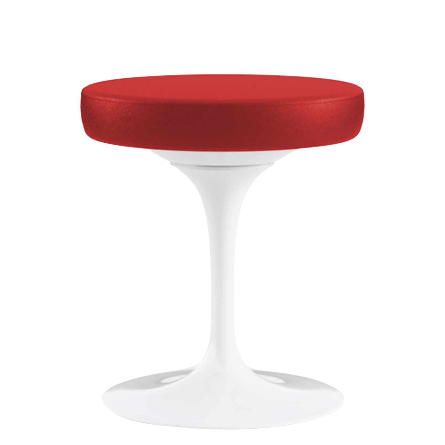 Tulip Saarinen Hocker, Farbe schwarz, Polster Farbe 854t (tonus) von Knoll International