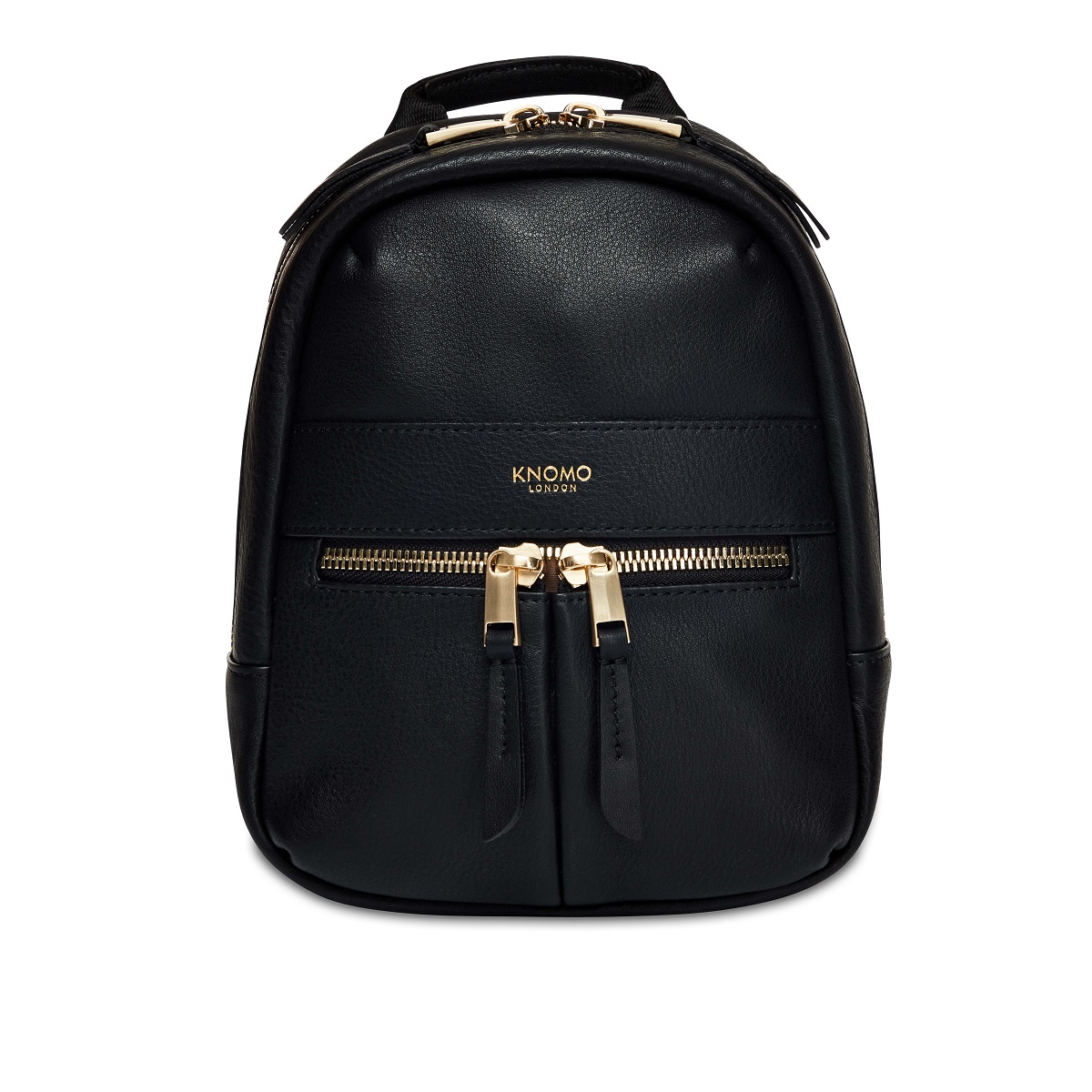 Mayfair Luxe Beauchamp XXS Rucksack in Schwarz/Gold von Knomo