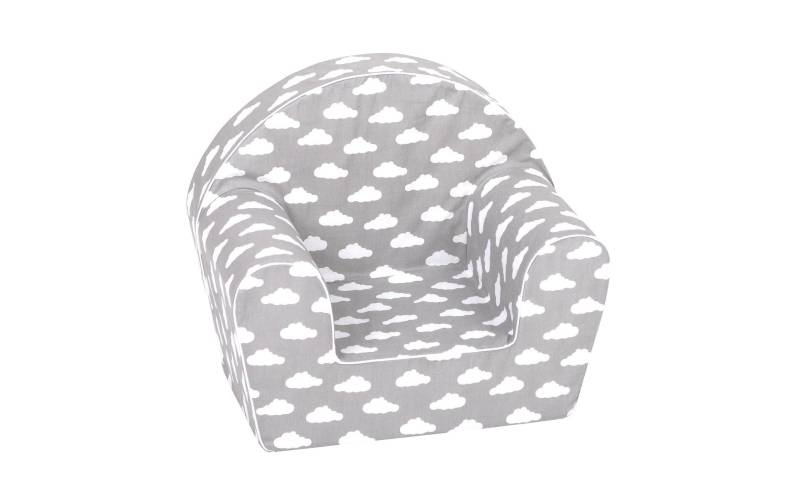 Knorrtoys® Sessel »Kindersessel Grau mit weissen Wolken« von Knorrtoys®