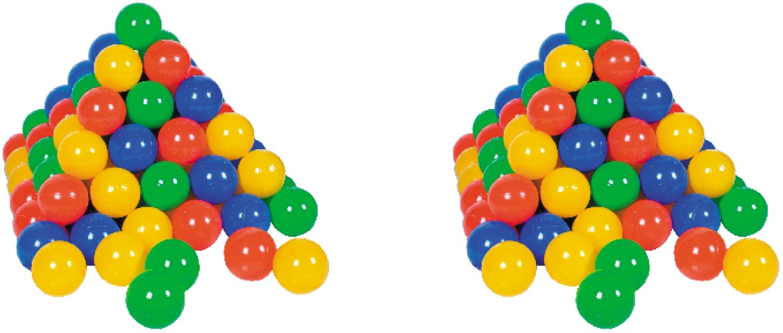 Knorrtoys® Bällebad-Bälle »200 Stück, colorful, Ø ca. 7 cm«, (200 St.) von Knorrtoys®