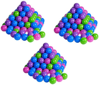 Knorrtoys® Bällebad-Bälle »300 Stück, softcolor«, (300 St.), 300 Stück von Knorrtoys®