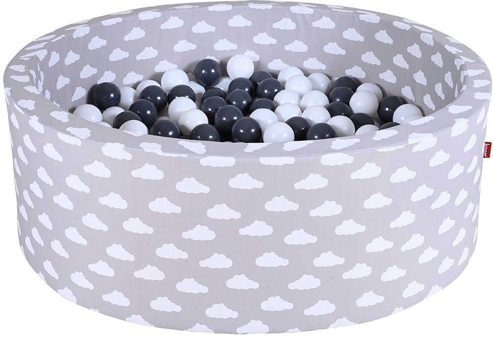 Knorrtoys® Bällebad »Soft, Grey White Clouds« von Knorrtoys®